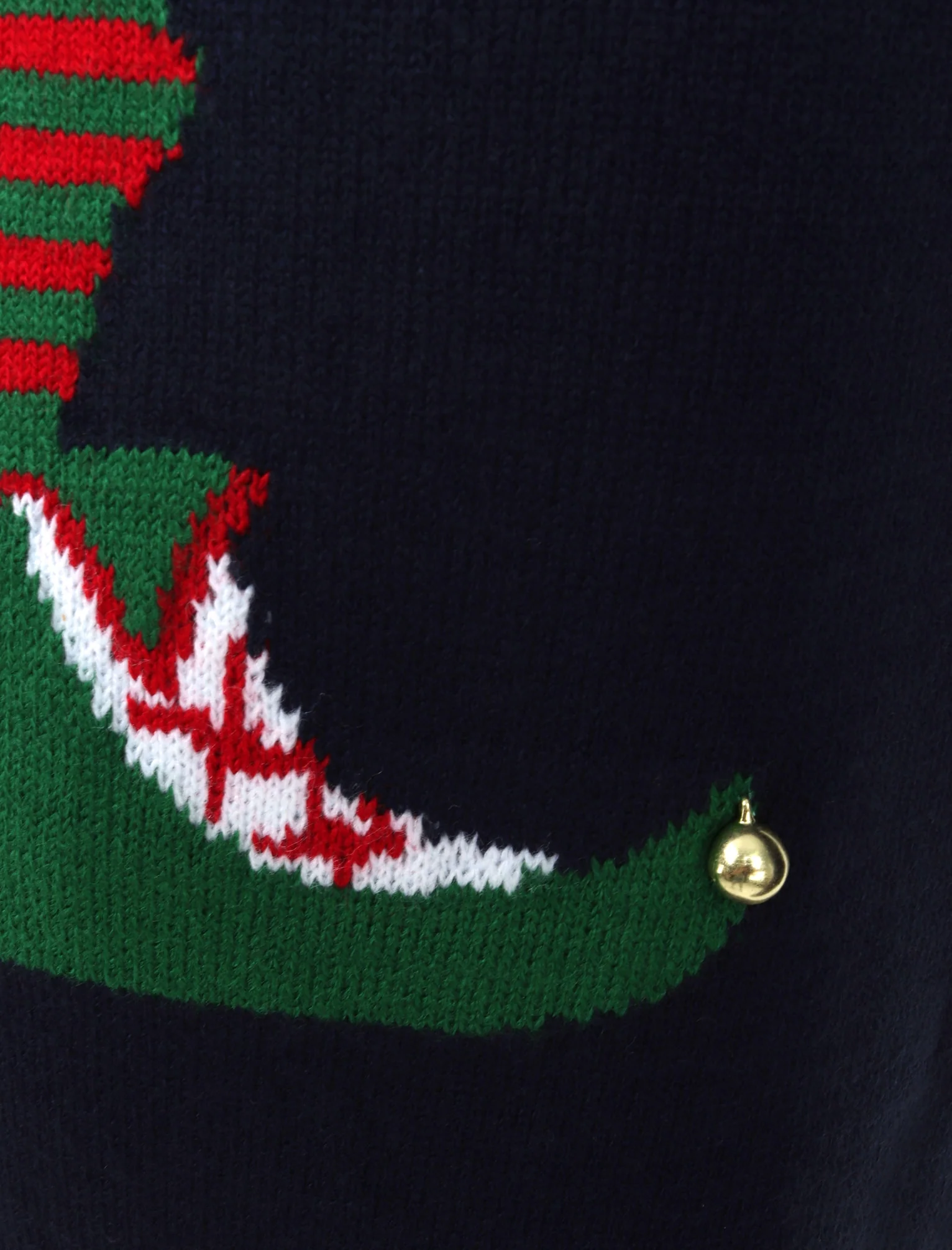 Chill Out Elf Motif Novelty Christmas Jumper in Ink - Season’s Greetings - Image 4