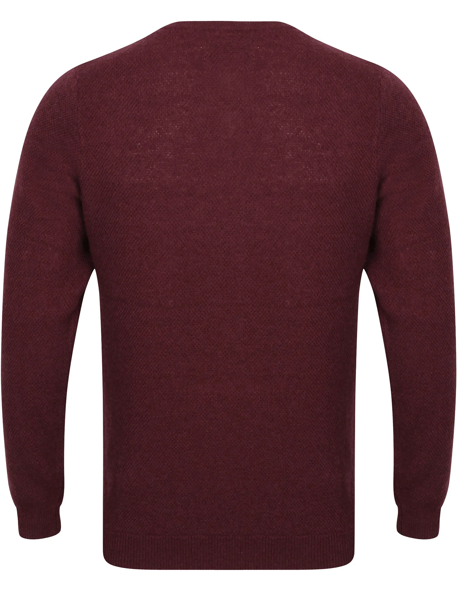 Hawes V Neck Lambswool Rich Knitted Jumper in Light Oxblood - Tokyo Laundry - Image 5