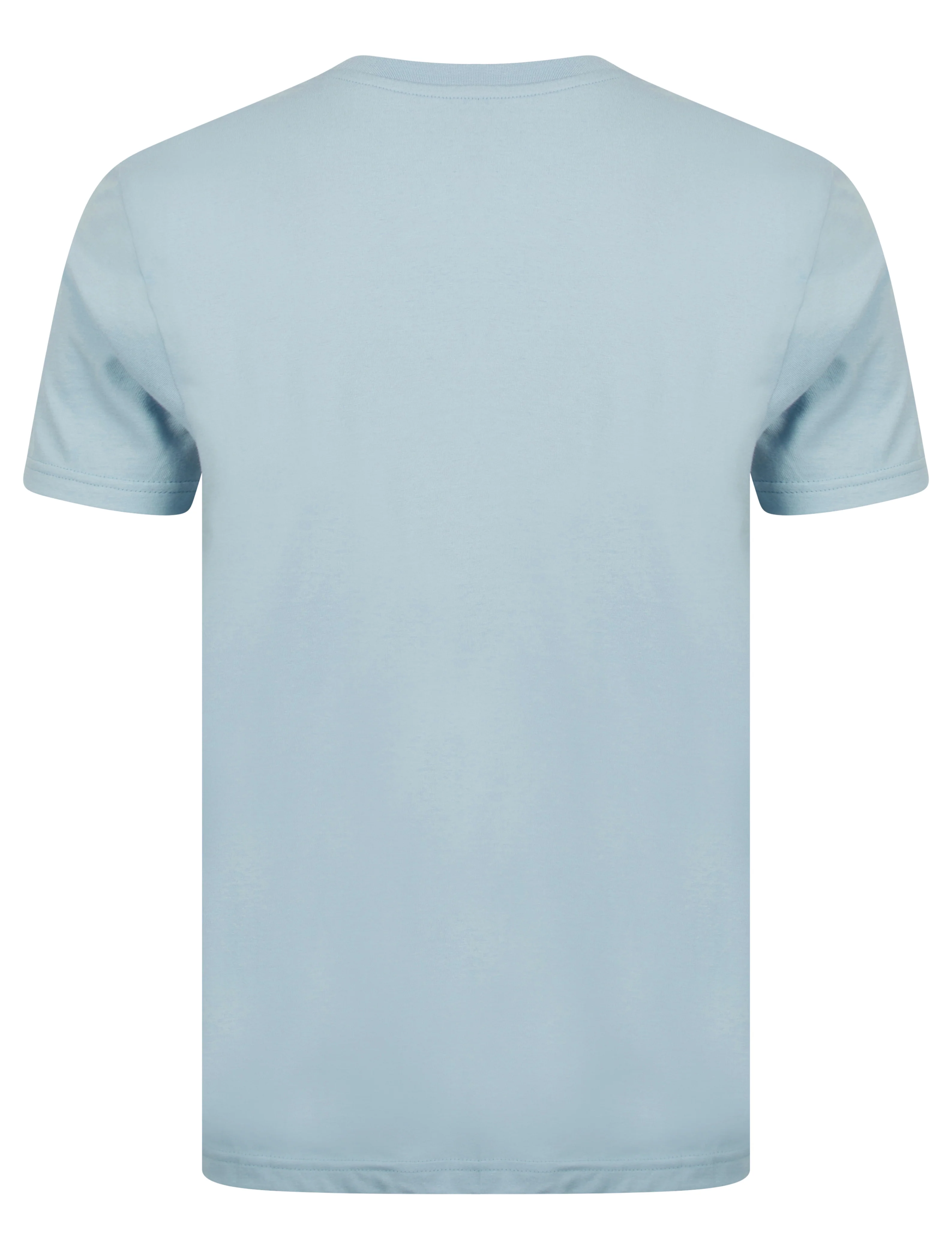 Jackman 2 Piece Jersey Cotton Crew Neck T-Shirt and Shorts Lounge Set in Subdued Blue - Tokyo Laundry - Image 3