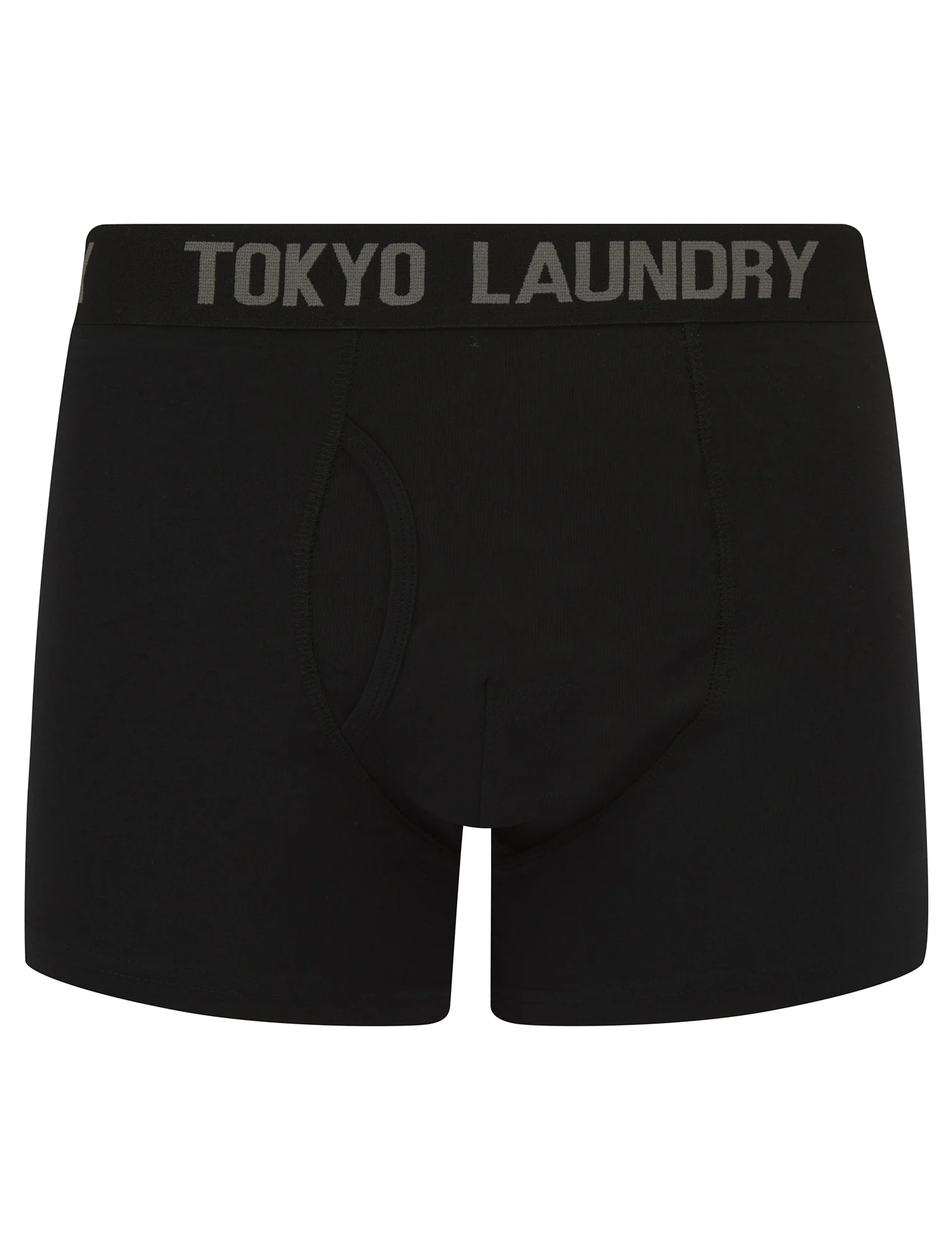 Jax (5 Pack) Stretch Cotton Boxer Shorts Set in Black / Grey / White - Tokyo Laundry - Image 4