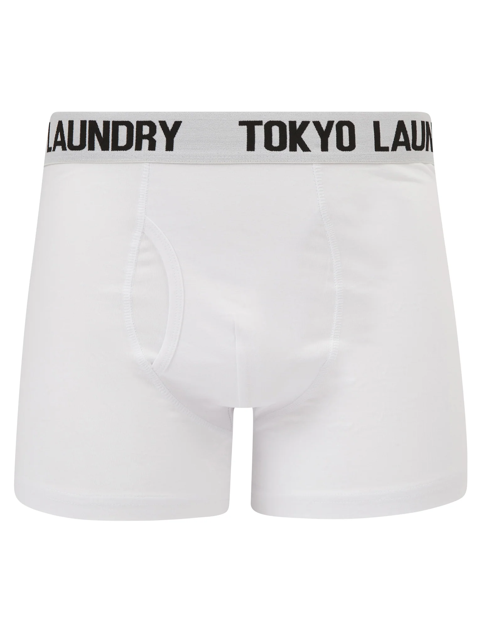 Jax (5 Pack) Stretch Cotton Boxer Shorts Set in Black / Grey / White - Tokyo Laundry - Image 6