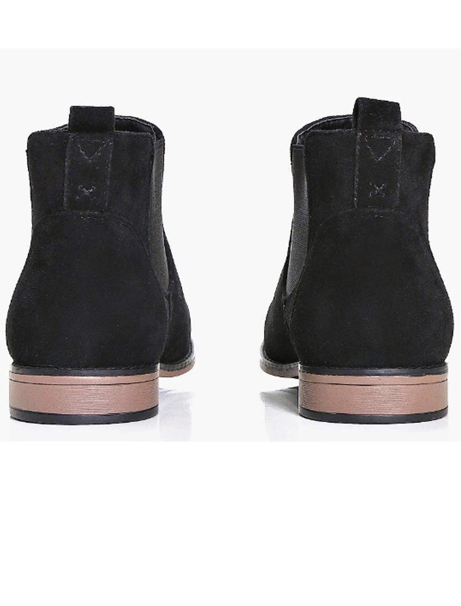 Kanye Suedette Chelsea Boots In Black - Image 3