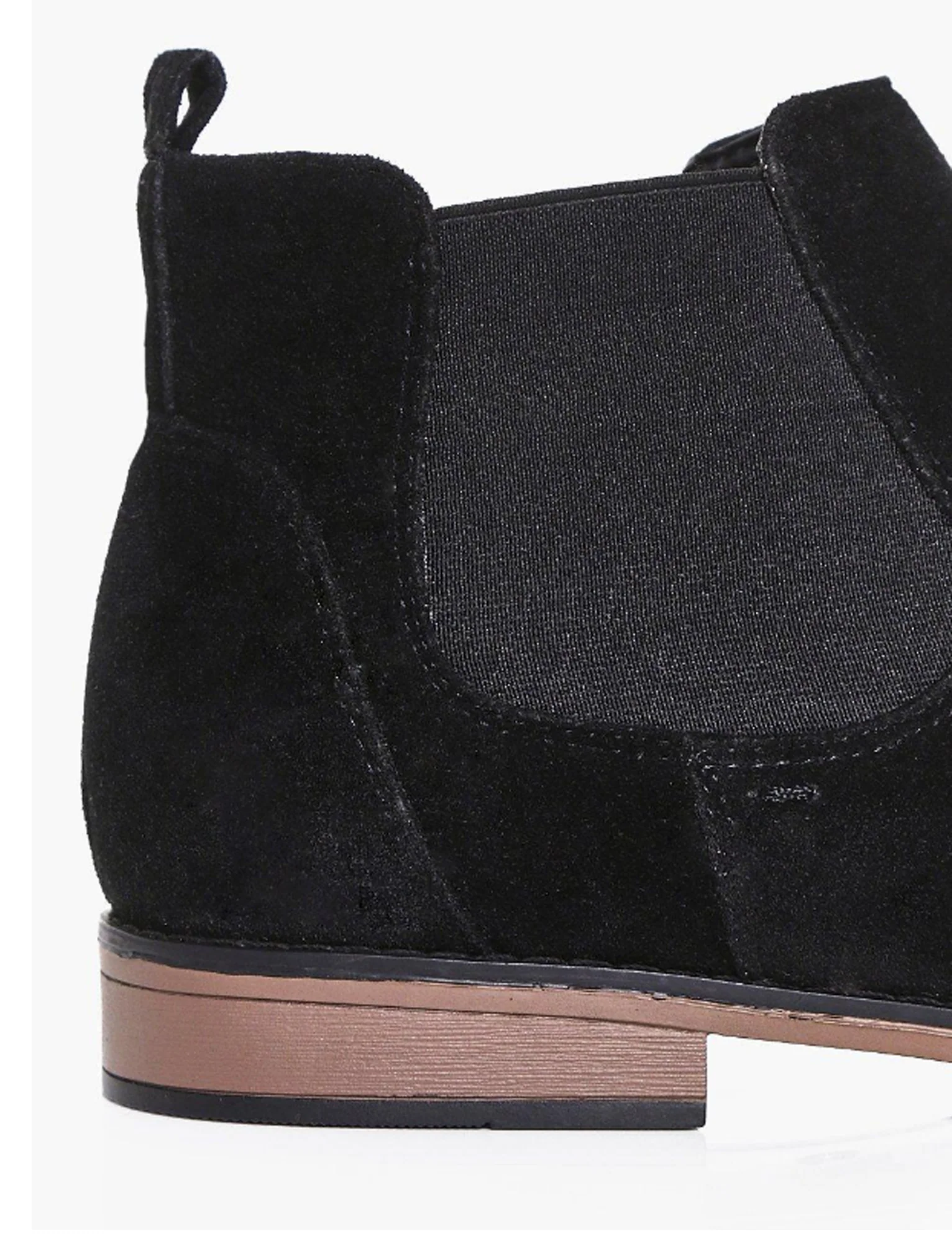 Kanye Suedette Chelsea Boots In Black - Image 4