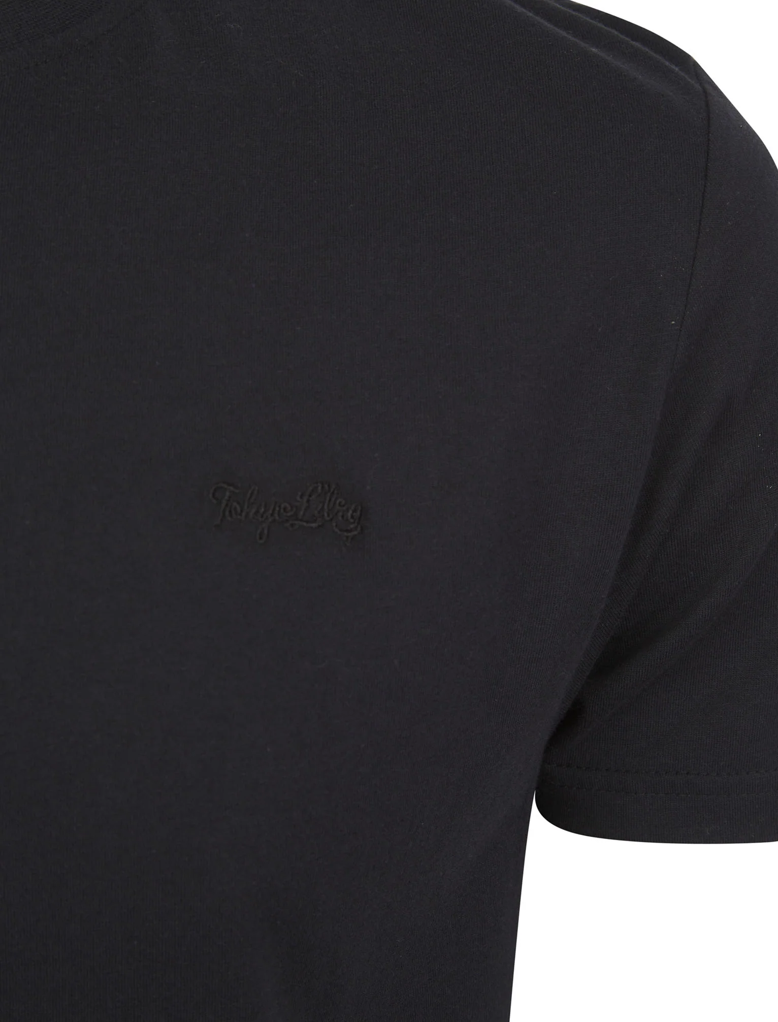 Keir 2 Piece Jersey Cotton Crew Neck T-Shirt and Shorts Lounge Set in Jet Black - Tokyo Laundry - Image 4