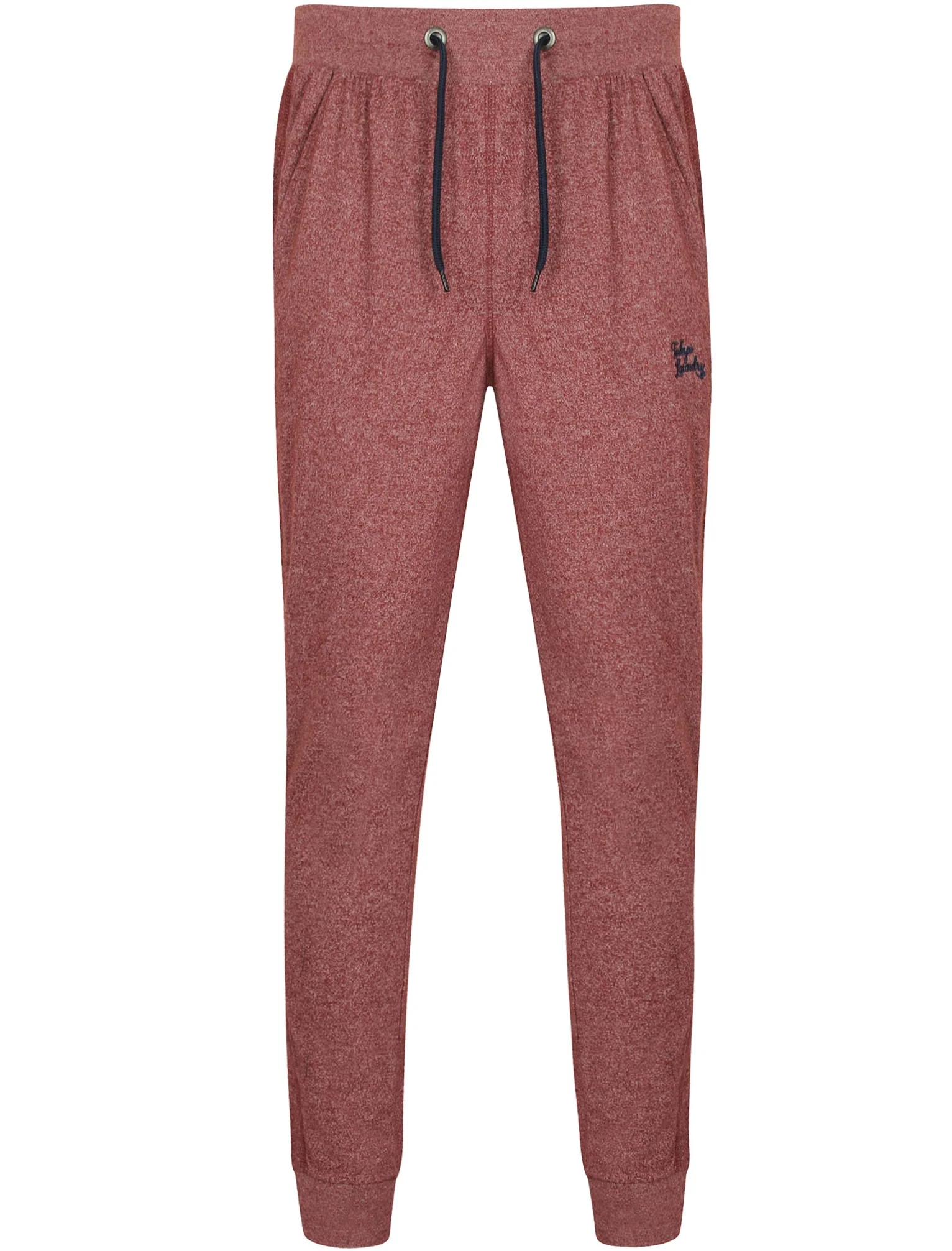 Kelso Cuffed Jersey Lounge Pants in Oxblood Marl Fleck - Tokyo Laundry - Image 4