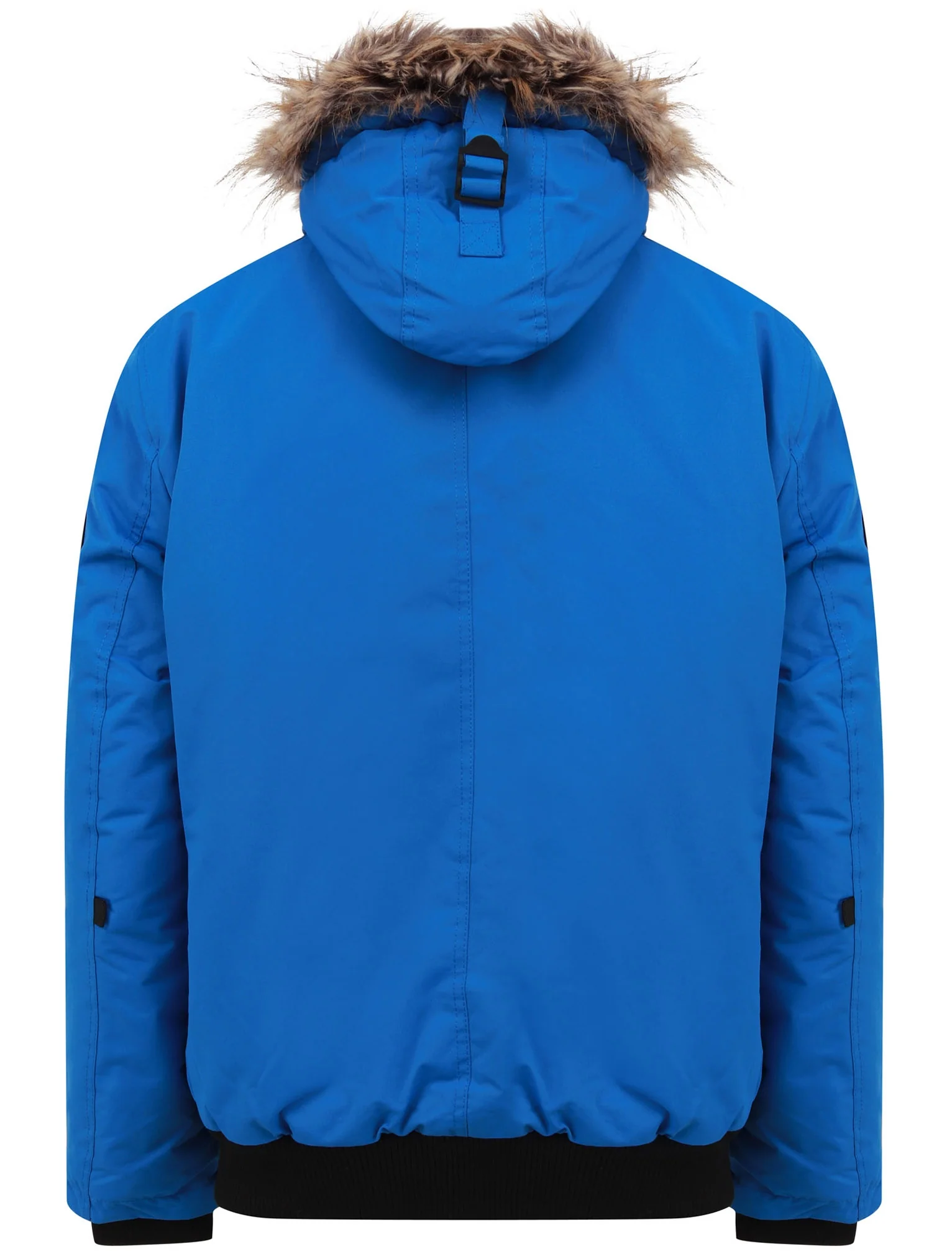 Kennett Taslon Short Parka Coat With Borg Lined Hood In Olympian Blue - Tokyo Laundry - Image 5