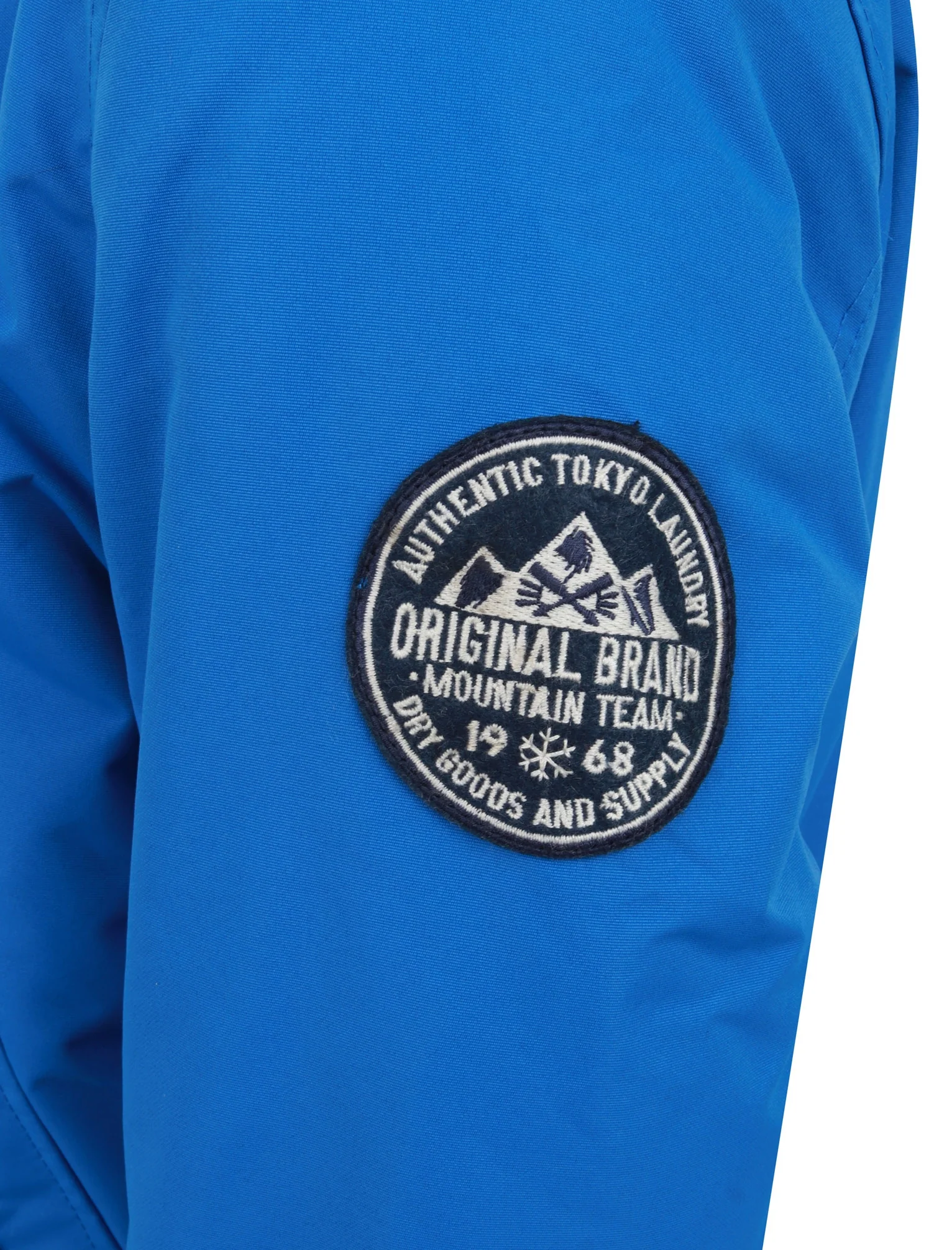 Kennett Taslon Short Parka Coat With Borg Lined Hood In Olympian Blue - Tokyo Laundry - Image 6