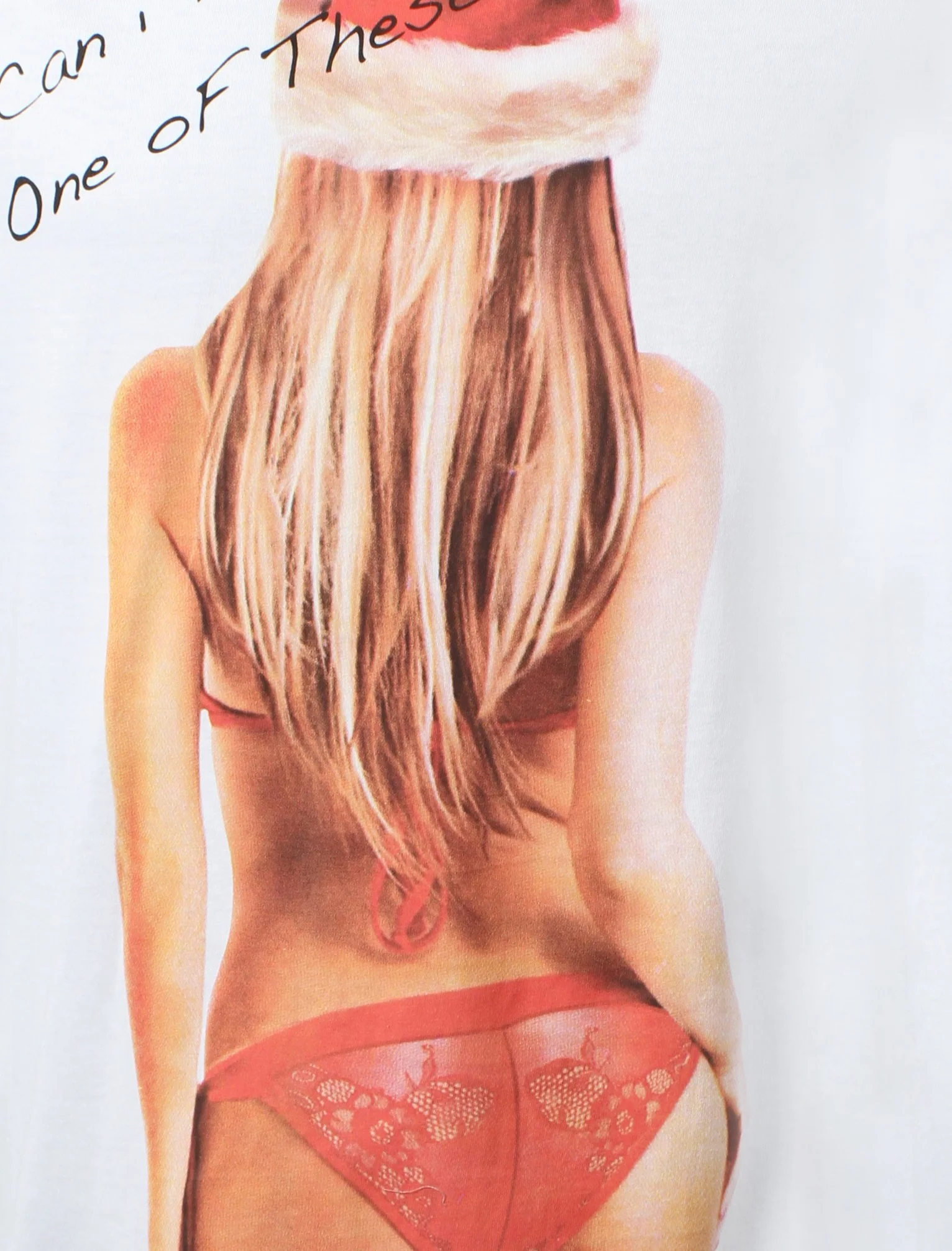 Merry Christmas Please Santa white xmas t-shirt - Image 3