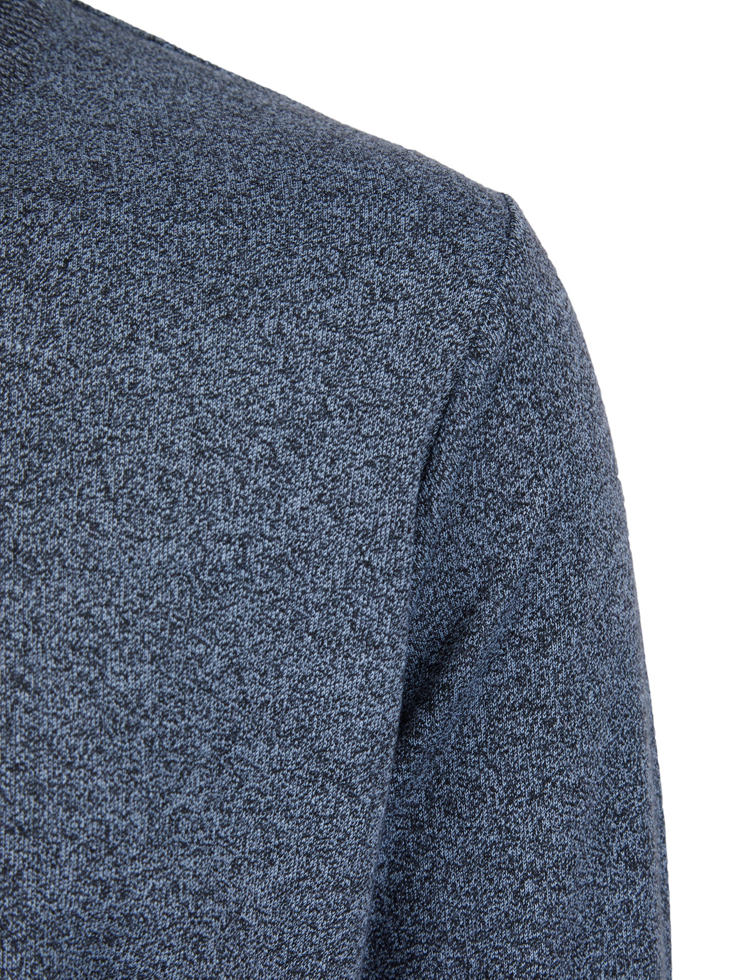 Peaty Crew Neck Birdseye Pique Jumper in Grey - Kensington Eastside - Image 3