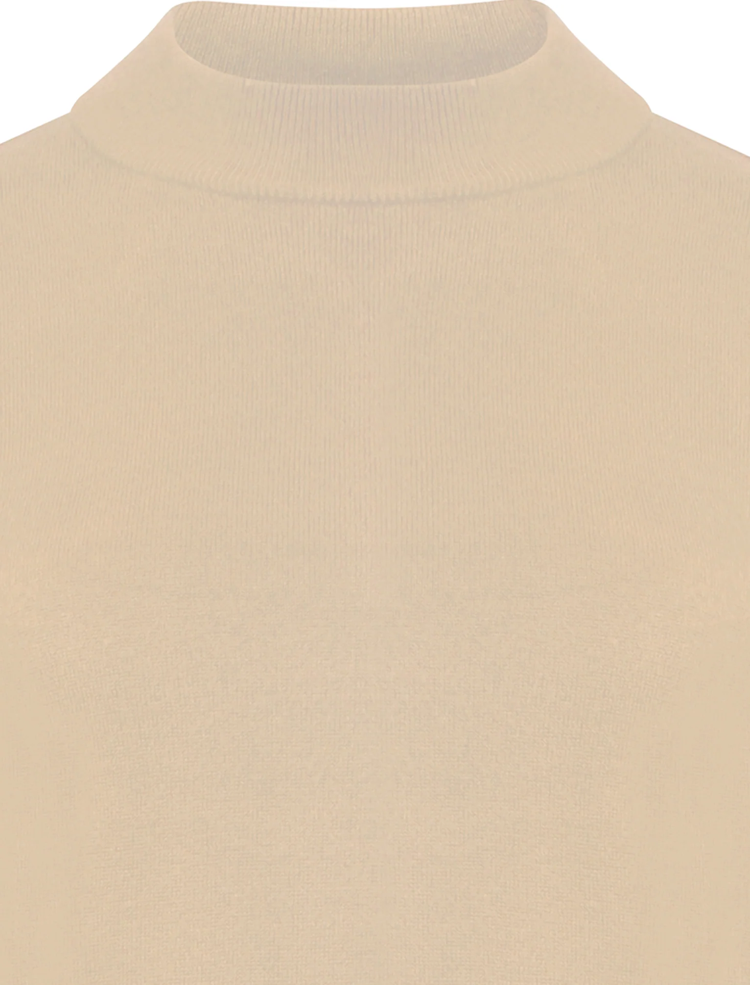 Ramsay Turtle Neck Cashmillon Knitted Jumper in Clotted Cream - Plum Tree - Image 3