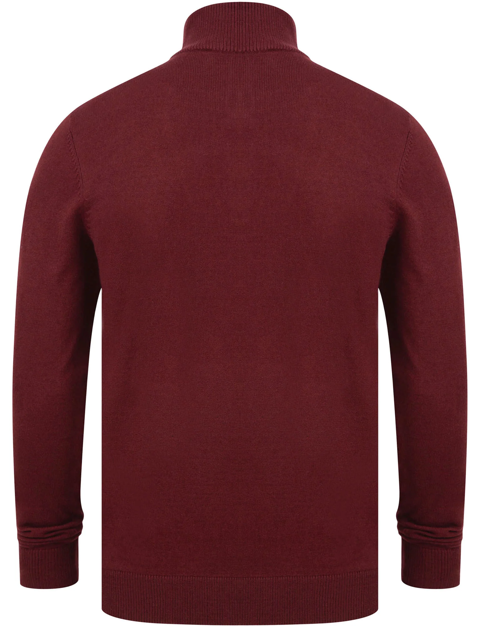 Redwood 2 Half Zip Neck Cashmilon Knit Jumper in Zinfandel - Kensington Eastside - Image 6