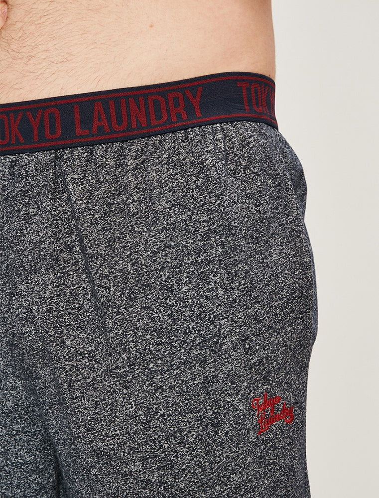 Ruskin Lounge Pants in Navy Marl Fleck - Tokyo Laundry - Image 3