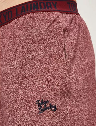Ruskin Lounge Pants in Oxblood Marl Fleck - Tokyo Laundry - Image 3