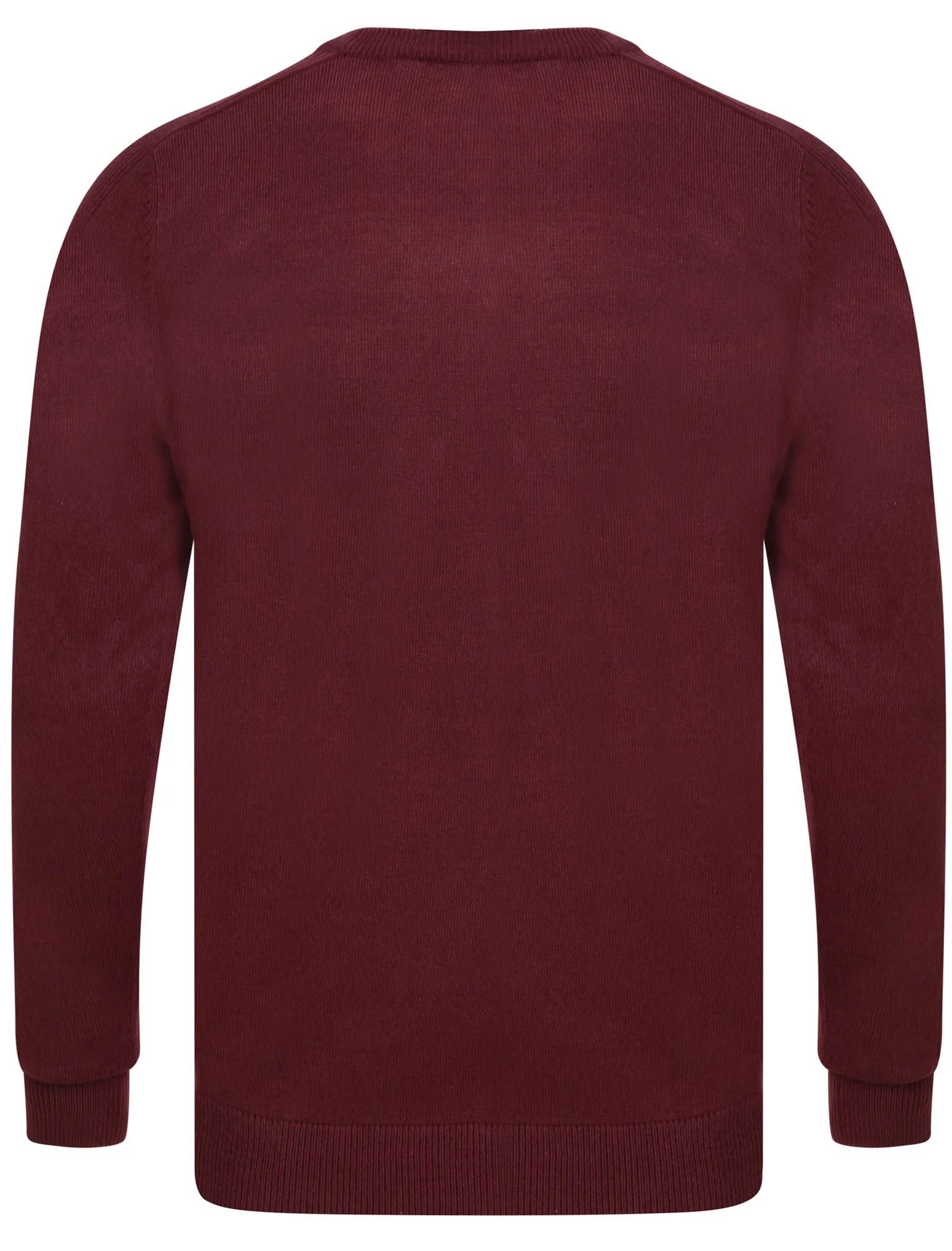 Striker Crew Neck Knitted Jumper in Zinfandel - Kensington Eastside - Image 6