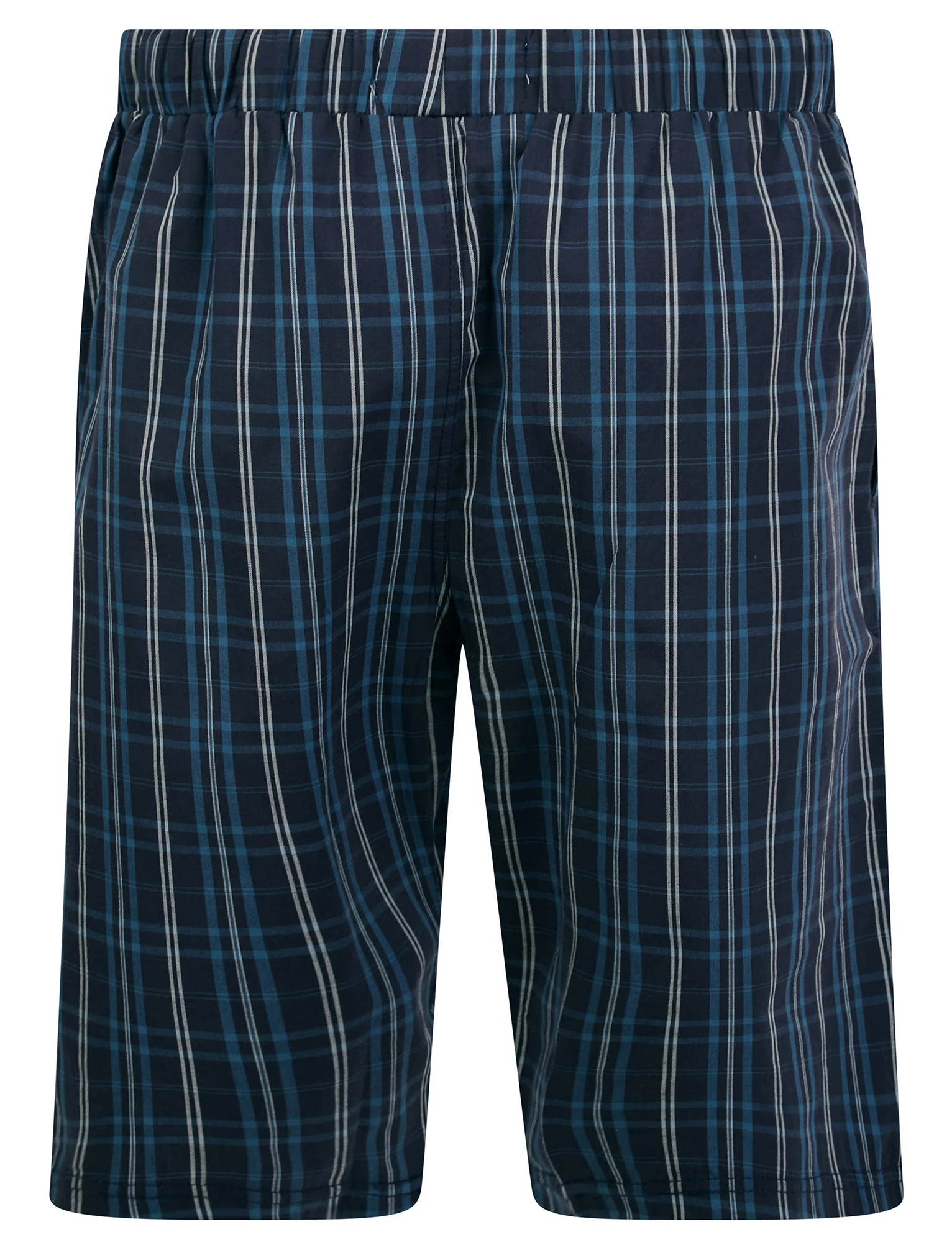 Tengen 2 Piece Jersey Cotton Crew Neck T-Shirt and Check Shorts Lounge Set in Copen Blue - Tokyo Laundry - Image 6