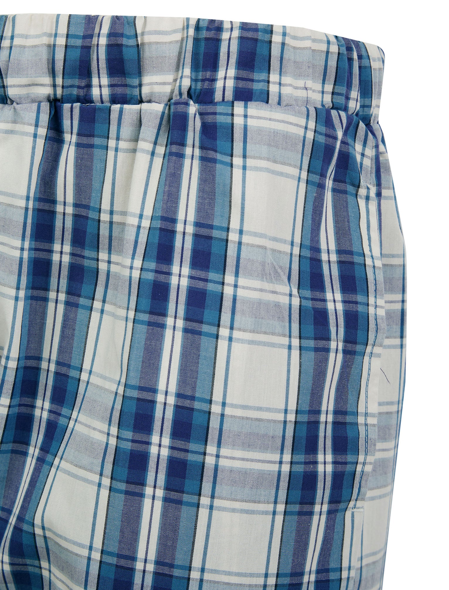 Tengen 2 Piece Jersey Cotton Crew Neck T-Shirt and Check Shorts Lounge Set in Sky Captain Navy - Tokyo Laundry - Image 7