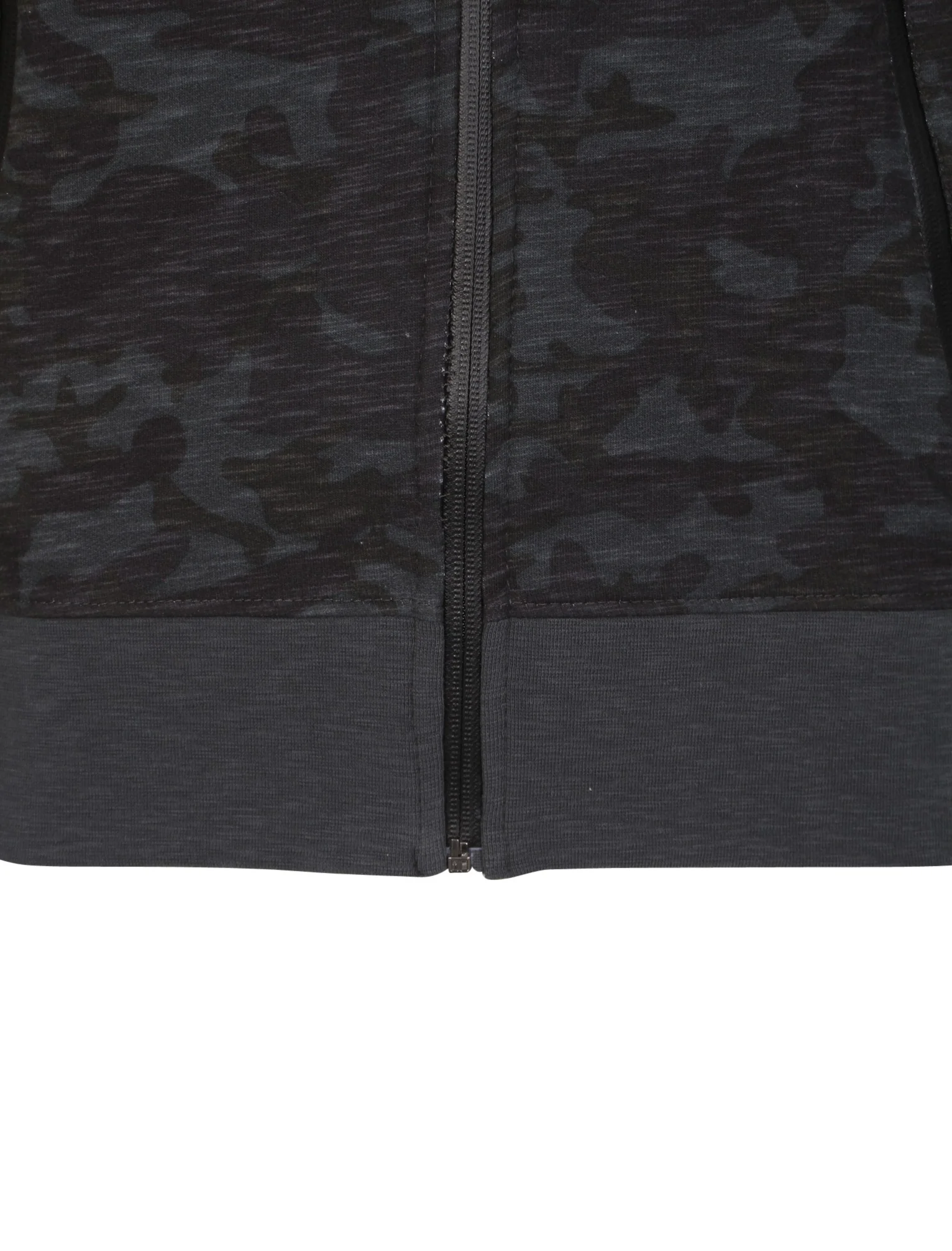 Mens Timothy Camouflage Zip Up Hoodie in Blue - Image 4