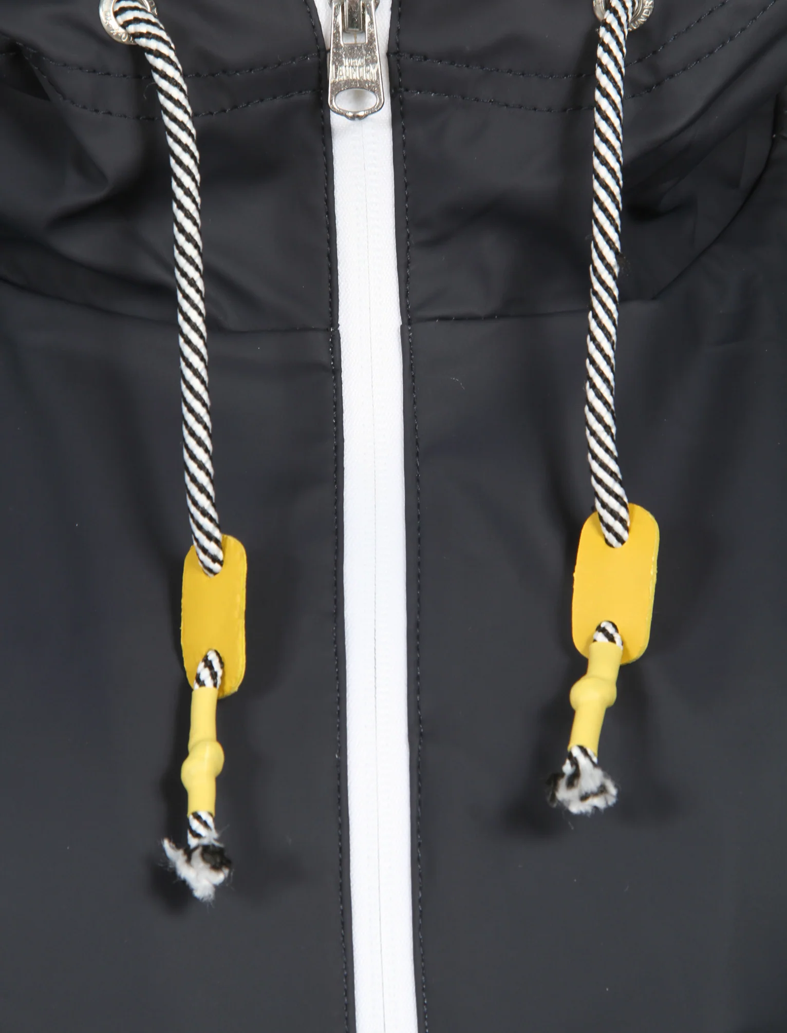 Kestrel Hooded Rain Coat in Navy / Yellow - Tokyo Laundry - Image 6