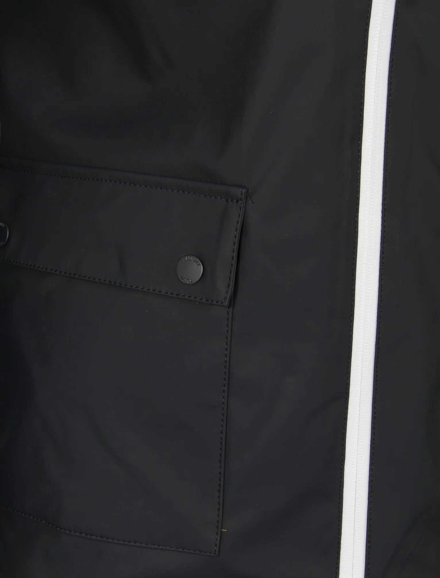 Kestrel Hooded Rain Coat in Navy / Yellow - Tokyo Laundry - Image 8