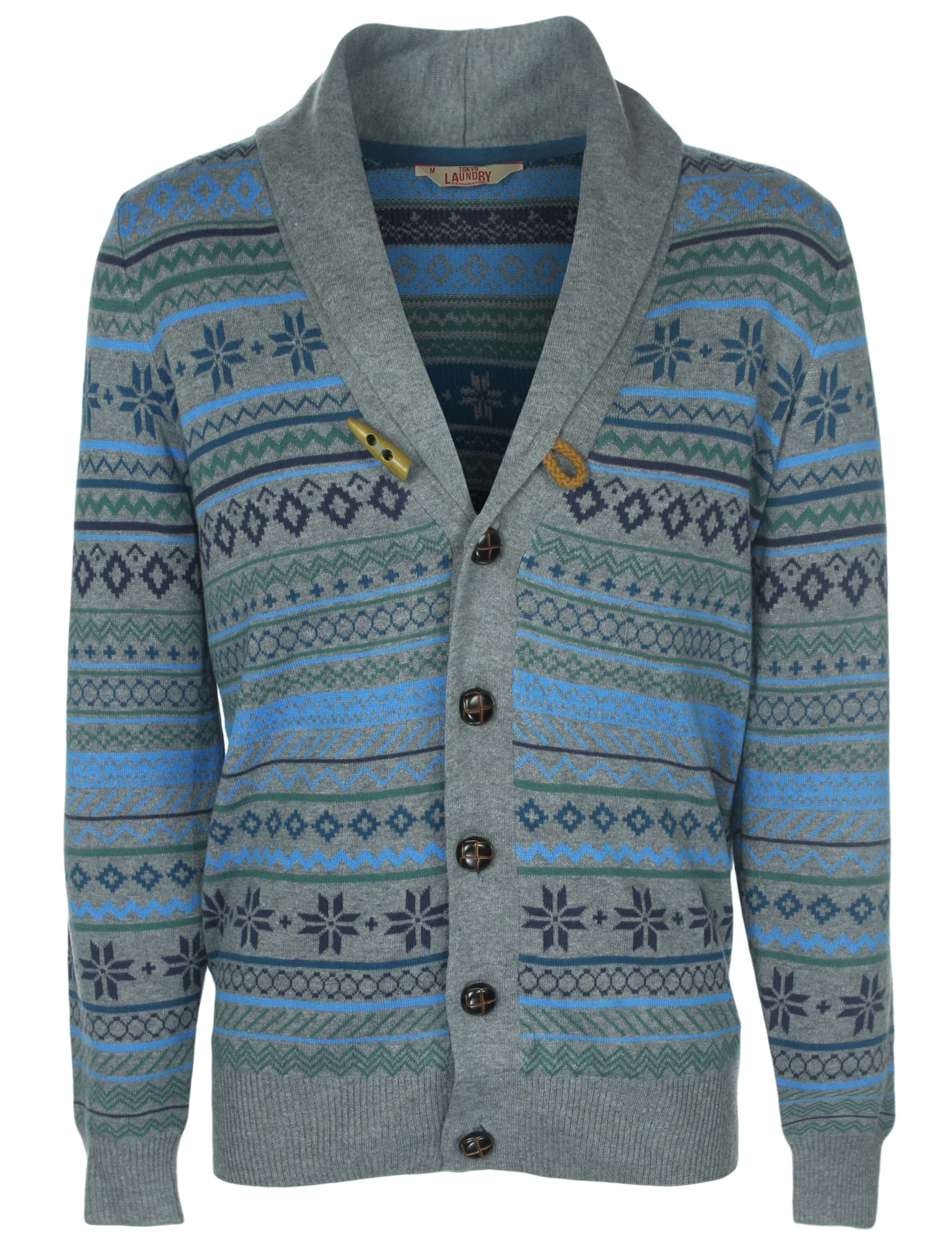 Tokyo Laundry Byte Patterned Knit Cardigan - Image 3