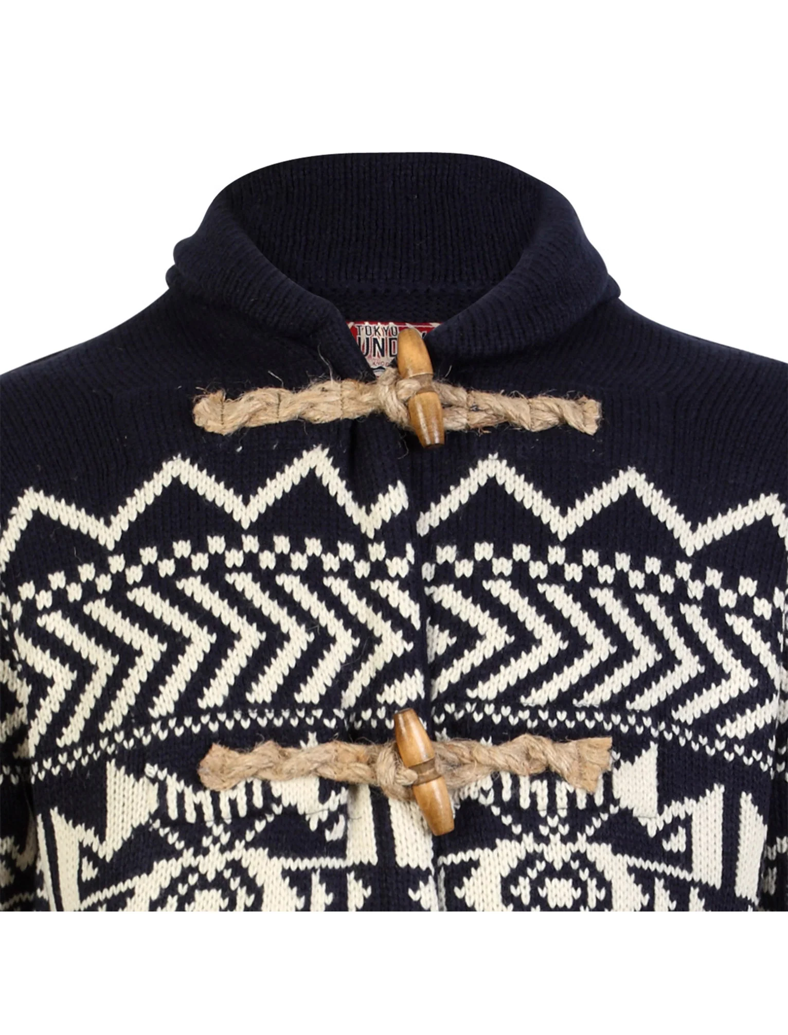 Tokyo Laundry Corporation Patterned Shawl Neck Cardigan - Image 3
