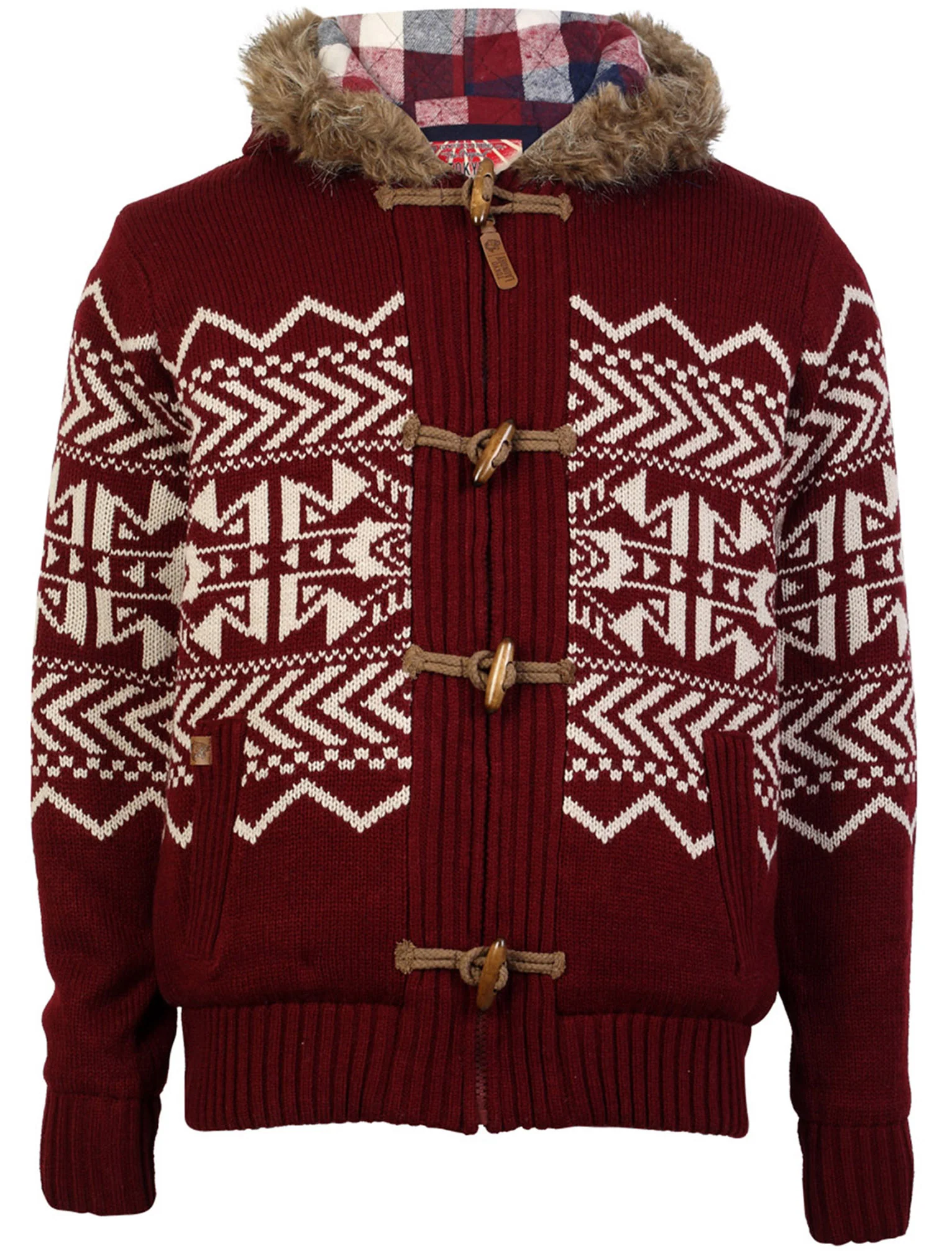Tokyo Laundry Saskatchewan Fleece Lined Knitted Jacket - Image 5