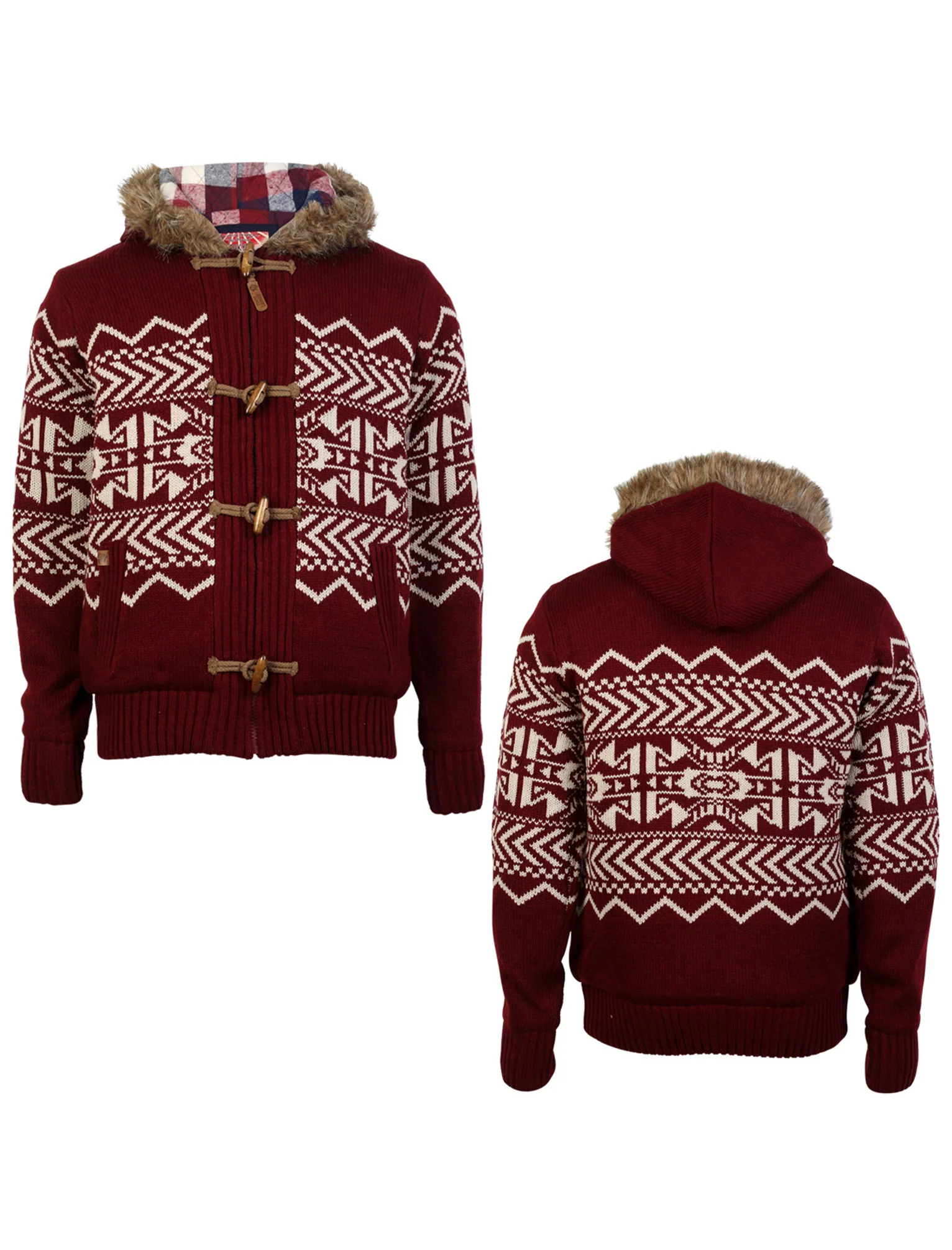 Tokyo Laundry Saskatchewan Fleece Lined Knitted Jacket - Image 7