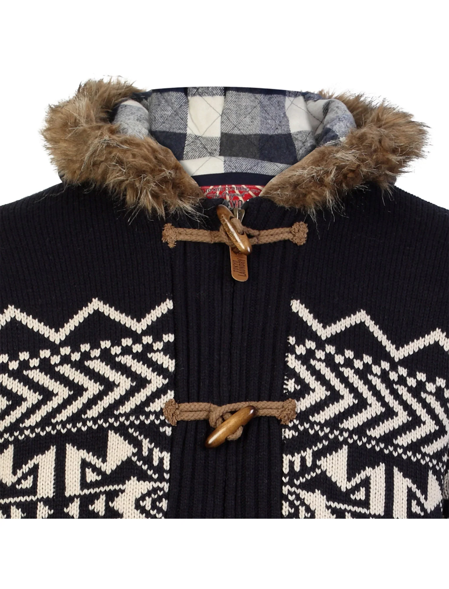 Tokyo Laundry Saskatchewan Fleece Lined Knitted Jacket - Image 9
