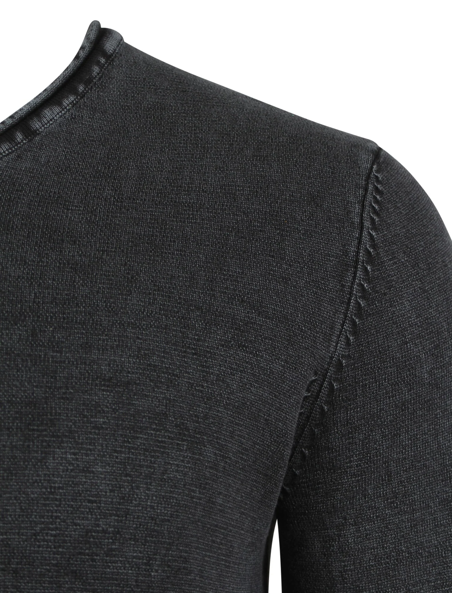 V-neck Jumper in Black Acid Wash - Tokyo Laundry - Image 3