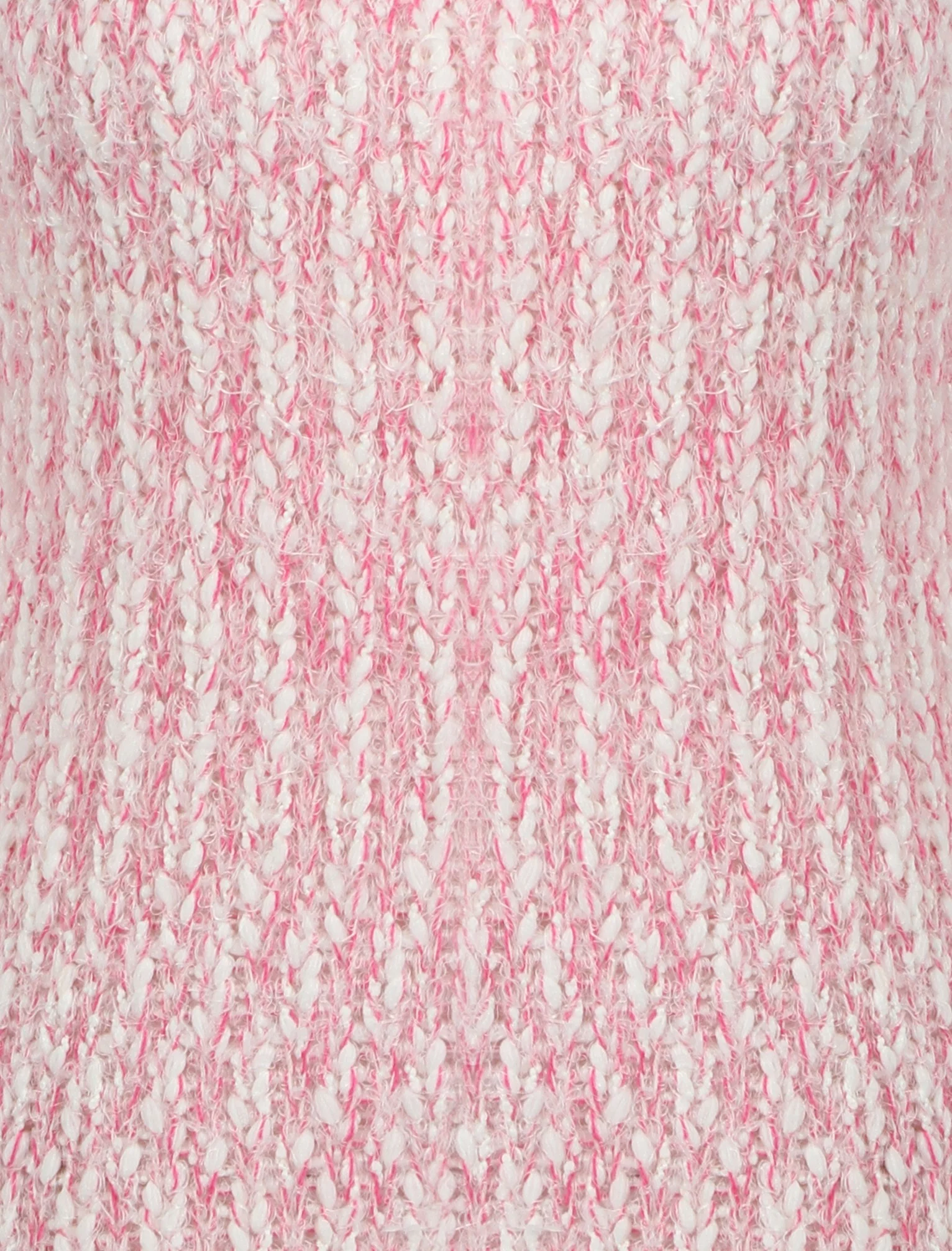 Womens Plum Tree Passion Flower Jumper in Pale Blush and Raspberry Rose twist - Image 3