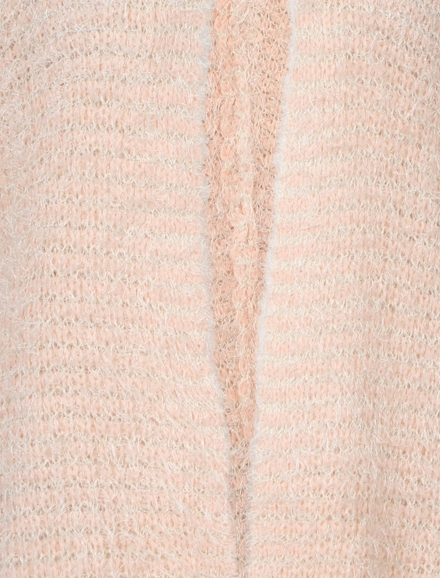 Womens Striped Loose Fit Cardigan in Scallop Shell - Image 3